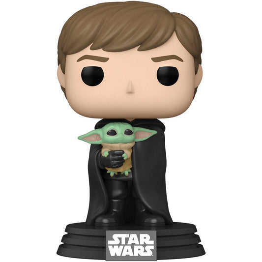 Star Wars : The Mandalorian - Luke Skywalker with Grogu #482 Funko POP! Vinyl Figure