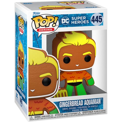 Heroes : Holiday - Gingerbread Aquaman #445 Funko POP!