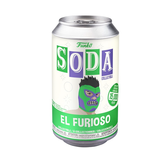 Funko Vinyl Soda : Marvel - Luchadores - The Hulk (El Furioso)