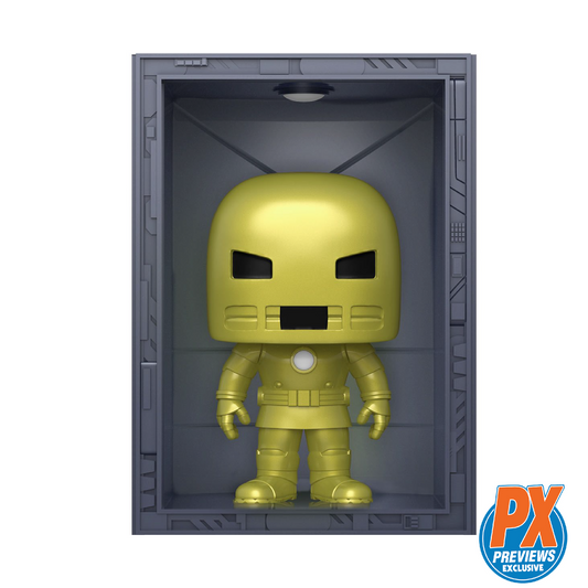 Marvel : Hall of Armor - Iron Man Model 1 Golden Armor #1035 PX Exclusive Funko POP! Vinyl Figure