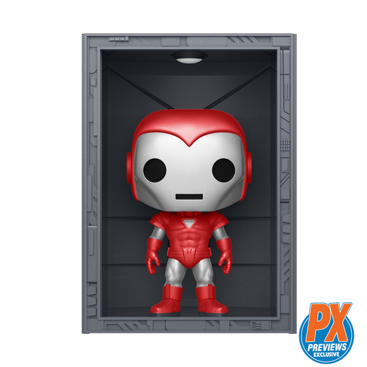 Marvel : Hall of Armor - Iron Man Model 8 Silver Centurion #1038 PX Exclusive Funko POP!