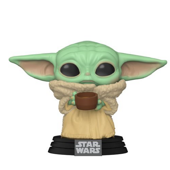 Star Wars : The Mandalorian - The Child (Baby Yoda) with Cup #378 Funko POP! Vinyl Figure